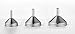 3 Piece Funnel Set - Stainless Steel - By Utopia Kitchen