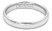 CROWNAL 1mm 2mm 3mm 4mm 5mm 6mm 7mm 8mm Tungsten White/Yellow Gold/Rose Gold Plated Wedding Band Ring Men Women Plain Dome Polished Comfort Fit Size 3 to 17(White 4mm,9)