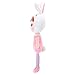 Conzy Stuffed Bunny Rabbit Baby Doll Gifts for Girl Super Soft Buddy Cuddly Baby Girl Toy Gifts Easter Day Gifts wtih Gift Bag 16.5 Inches in Standing