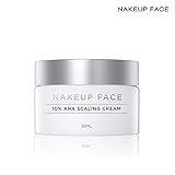 Nakeup Face Renewal New AHA Scaling Cream 10%, 10% Glycolic Acid, Exfoliant, Sebum and Pore Control, Dead Skin Cell, Whitening, Moisturizing, Exfoliating