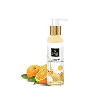 Good Vibes Satsuma Moisturising Body Lotion - 200 ml - Hydrating Formula for All Skin Types - Tan Removal and Moisturizing - Cruelty Free