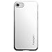 Spigen Thin Fit Designed for iPhone SE 2022 Case/iPhone SE 3 Case 2022 / iPhone SE 2020 Case/iPhone 8 Case/iPhone 7 Case - Satin Silver