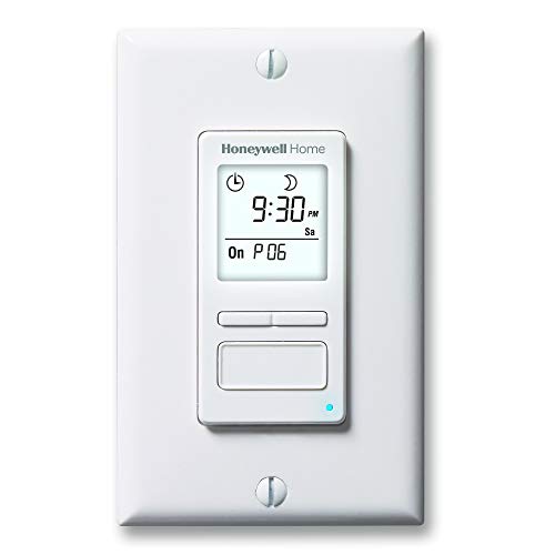 Honeywell Home RPLS740B ECONOswitch 7-Day Solar Programmable Switch, Lights and Motors, Indoor and Outdoor, Energy…