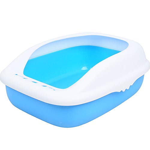 PinShang Large Semi Closed Cat Bedpan Toilet for Pet Cleaning Supplies Yellow - Thumbnail 5