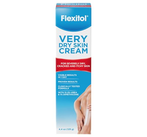 Flexitol Very Dry Skin Cream,Rich Moisturizing Body Cream with Urea, 4.4 Ounce Tube