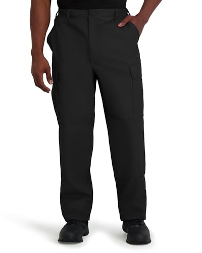 Propper Men' s Zip Fly Regular BDU Pantaloni, Uomo, Zip Fly Regular, Black, M