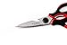 MORICAI Premium Heavy Duty Kitchen Shears, Kabble Multifunction Kitchen Scissors, Latest and Smart Design, As Sharp As Any Knife, Red-Black
