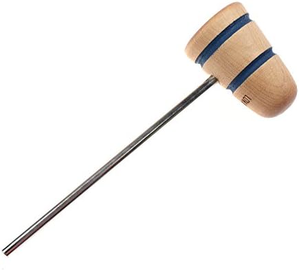Low Boy Natural Maple Blue Stripes Bass Drum Beater