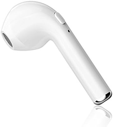 Bluetooth Earbud, Wireless Headset In-Ear Headphone Stereo Earpiece Earphone With Noise Canceling Mic for iPhone X 8 8 plus 7 6S 6 IOS Samsung Galaxy Android Phones (Single right ear)