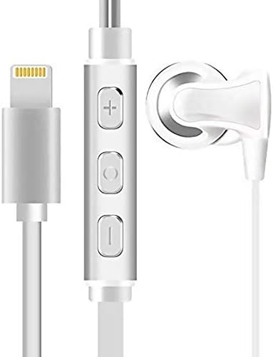 Amazon Joyshare Lightning ノイズキャンセリング カナル型 インイヤーイヤホン 内蔵マイクなし Ipod Ipad Iphone 7 Iphone 6s 6 Plus に適用 Ex606 ホワイト Joyshare イヤホン ヘッドホン本体