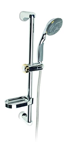 Ambassador Marine Universal Elite Slide Bar Shower, Chrome/18k Gold