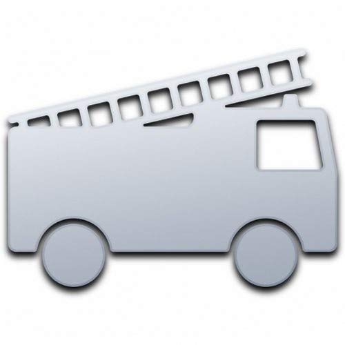 Fire Engine Mirror 35cm x 28cm