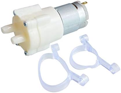 DollaTek 2PCS DC 12V 365 Motor Dispenser Pump Large Flow Centrifugal Pump Magnetic Water Pump, White