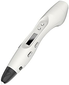 Scribbler 3D Pen V3 New Awesome Design Model Printing Drawing 3D Pen with LED Screen Different Colors! (White)