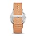 Skagen Connected Men's Jorn Stainless Steel and Leather Hybrid Smartwatch; Silver Tan (SKT1200)