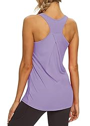 Mippo Athletic Tank Tops for Women Long Workout
