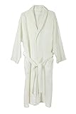 Don Sknarinyon cotton bathrobe for men & women, soft striped texture
