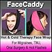 Face Caddy, Hot and Cold Therapy Wraps (Black) for TMJ, Migraines, Oral Surgery, Wisdom Teeth, Jaw Pain, Heat Packs, Cold Packs