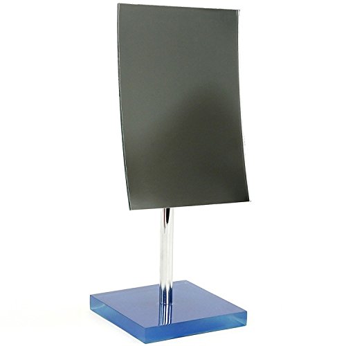 Gedy Rainbow Square Magnifying Mirror, Blue