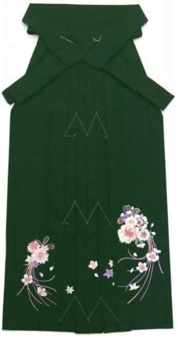 Amazon 袴 卒業式 女の子 ジュニアサイズの刺繍入り袴 135サイズ 緑 花束に水引き Kjmsg78 着物 浴衣 通販