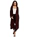 Verdusa Women's Long Sleeve Wrap Trench Coat Belted Lightweight Duster Coat
