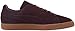 PUMA Men's Suede Classic Debossed q4 Fashion Sneaker, Winetasting-Lilac Snow, 10.5 M US