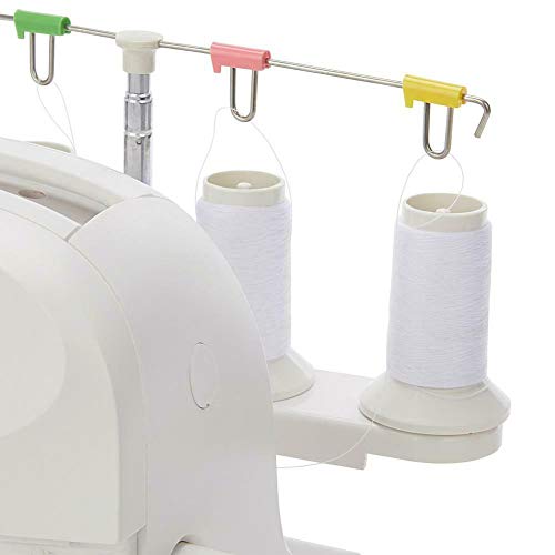 Crafter's Companion Gemini Lock Pro Serger, Color-Coded Threading Guide, Dial Stitch Length, Presser Foot Pressure Adjustment - Thumbnail 3