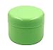 12 Pcs 50G 50ML Refillable Plastic Empty Face Cream Lotion Cosmetic Powder Container Makeup Make Up Glitter Storage Bottle Jar Lot with Inner Lids - Green