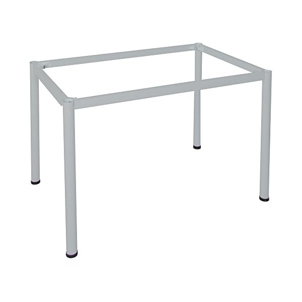 Schreibtisch Verschiedene GrÃ¶Ãen und Farben, Konferenztisch graues Metallgestell, Stabiler Besprechungstisch Arbeitstisch, BÃ¼rotisch hauseigene Fertigung (B: 120 cm x T: 80 cm, Buche) – Bild 4