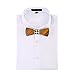 The Ideal Company Wood Wooden Bow Tie Handmade With Adjustable Strap