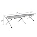 Multislife RHB-03A Lightweight Folding Camping Cot-Single Bed with Carrying Bag Army Greenthumb 2