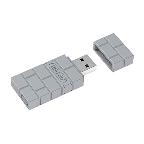 Wireless USB Adapter for PS Classic Edition, 8Bitdo Wireless Bluetooth Adapter for Switch, Windows, macOS Android TV Box, Raspberry Pi