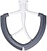 Gvode Flex Edge Beater Works with KitchenAid Bowl-Lift Stand Mixer 6 quart-Flat beater with silicone edge
