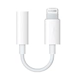 Lightning to 3.5 mm Headphone Jack Adapter ADABUNNY Lightning Connector to 3.5mm AUX Female Audio Jack Earphone Extender Jack Stereo for iPhone 7 / 7 Plus - Not Support IOS 10.3