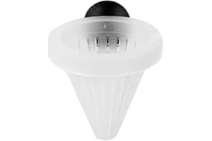 JOWXSX 1 Pc White Cone Shape Aquarium Red Worm Fish Feeder with Suction 7cm Height Professional, Automatic Fish Feeders, Fish and Aquatic Pets