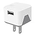 SCOSCHE USBH121WT SuperCube Flip Single USB Port Wall Charger for USB Devices, White XL
