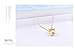 Zittop Gold Plated 3D Cute Pineapple Fruit Pendant Charm Necklace