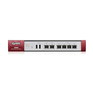 Zyxel Next Generation Unified Security Gateway with 4 LAN/DMZ, 2 WAN Ports – Includes 1-Year UTM Services Bundle [USG60]