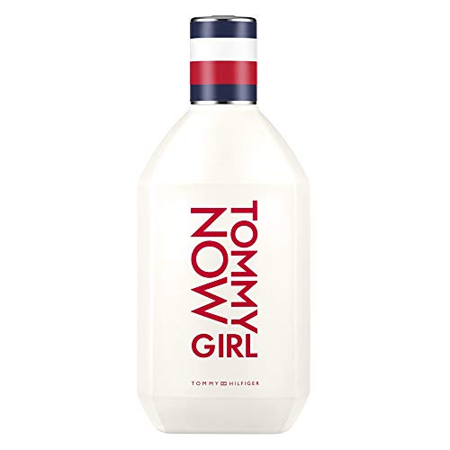 – Eau de Toilette TOMMY NOW GIRL – 100 ml – Profumo Donna – Fragranza Floreale Fruttata – Note Fresche e Agrumate – Flacone di Vetro Bianco