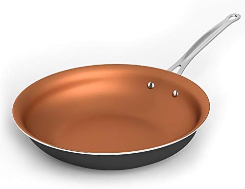 Cooksmark 10 Inch Nonstick Copper Frying Pan Induction Compatible Cooking Pan Nonstick Skillet With Stainless Steel Handle Saute Pan Dishwasher Safe Oven Safe Pricepulse