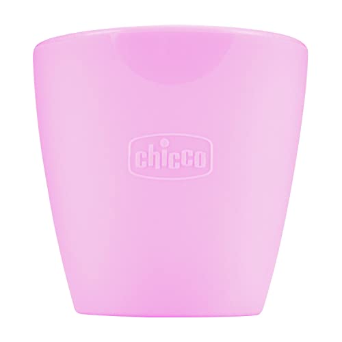 CHICCO SILIKONBECHER ROSA