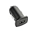 KEY 3.3' Apple MFi Certified Lightning to USB Charge & Sync Cable with Rapid Charge 2.4A Car Charger for iPhone and Android - Retail Packaging - Black
