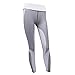 Goddessvan Women's Skinny Leggings High Waist Yoga Pants Fitness Sports Heart-Shaped Pants (M, Gray)
