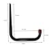 Tetra-Teknica UH01-6P Heavy Duty Garage Storage Utility Hooks, Large Size, Color Black, 6 per Pack