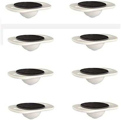 8セット 粘着テープタイプキャスター 貼る 粘着テープ式ボール キャスター はるだけ 両面テープ 360度回転 収納ケース 家具 移動 車輪 耐荷重約10kg スチールボール