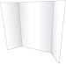 Royal Brites Two Cool Project Board, 2 Cool Colors Corrugated Board, 28x40 Inches, White, (12 Pack)