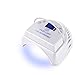 64W Wireless Rechargeable LED Gel Nail Lamp Cordless UV Led Nail Light for Gel Nails with Lifting Handle (white)
