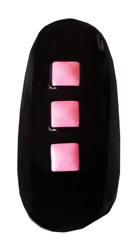 100pc Square Hot Neon Metal Studs 3mm 3D Acrylic Nail Art Decoration Cellphone Case (High Quality) USA SELLER! FAST SHIPPING! (Neon Tiffany Pink)