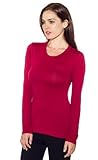 CordiU Crew Neck LONG Sleeve Plain T-Shirt