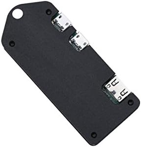 Raspberry Pi zero W Aluminum Case for Raspberry Pi Zero Shell Compatible with RPI 0 wand RPI 0 (Black)